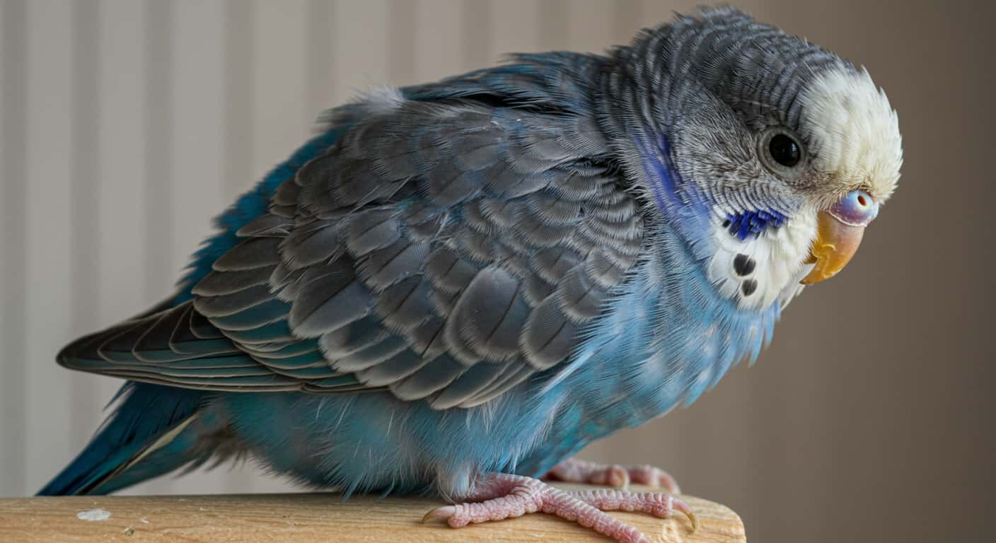 What does it mean when your bird fluffs up and stays still