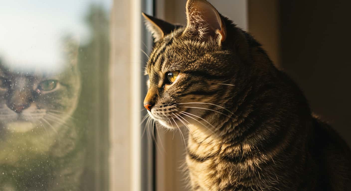 luna at the window