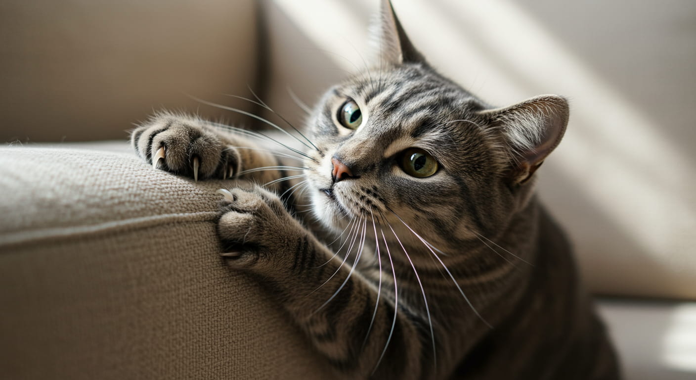 Cat scratching sofa – how to stop cat from scratching furniture