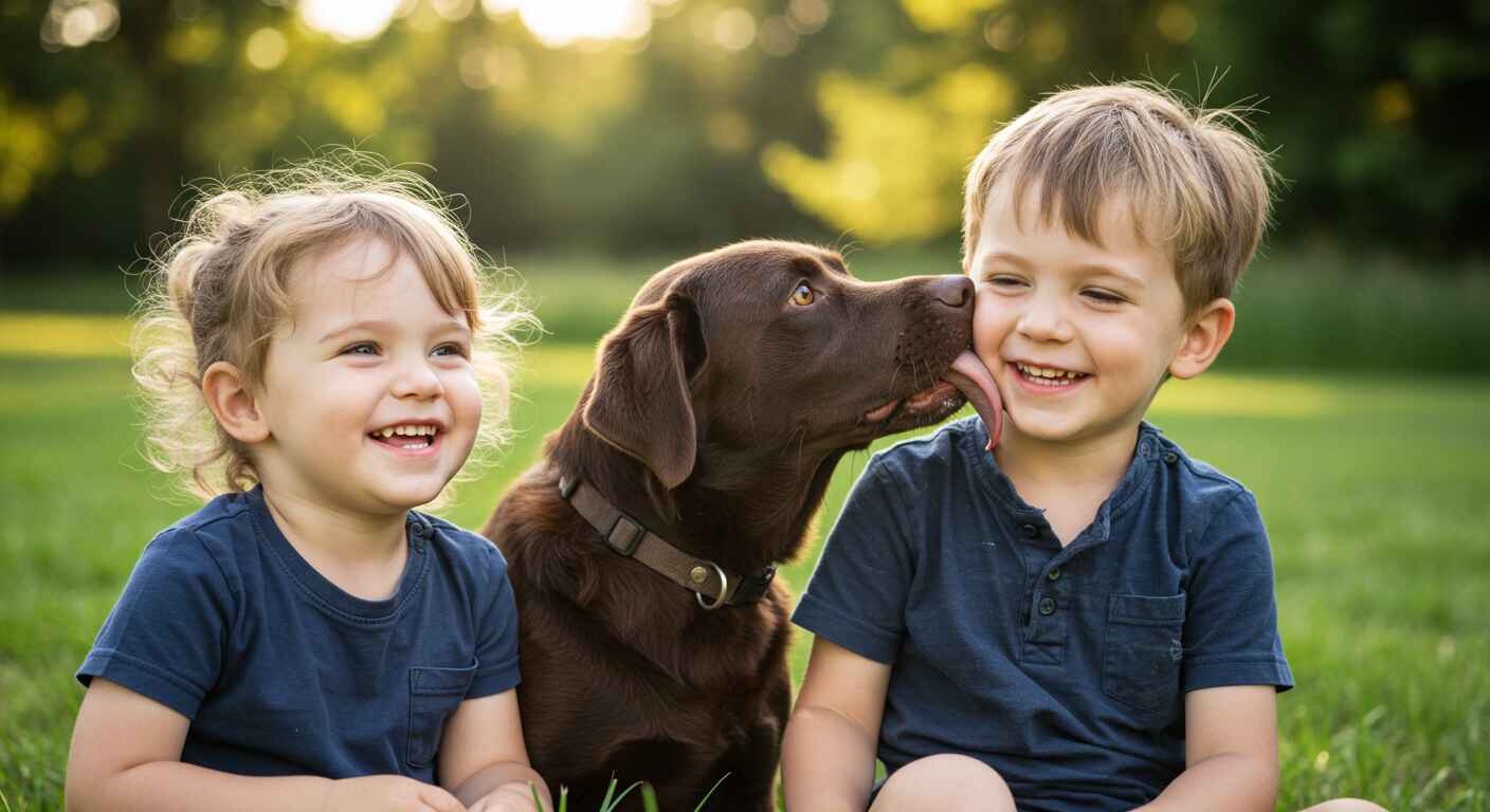 children with Golden Retriever - how to choose the right dog breed for your family