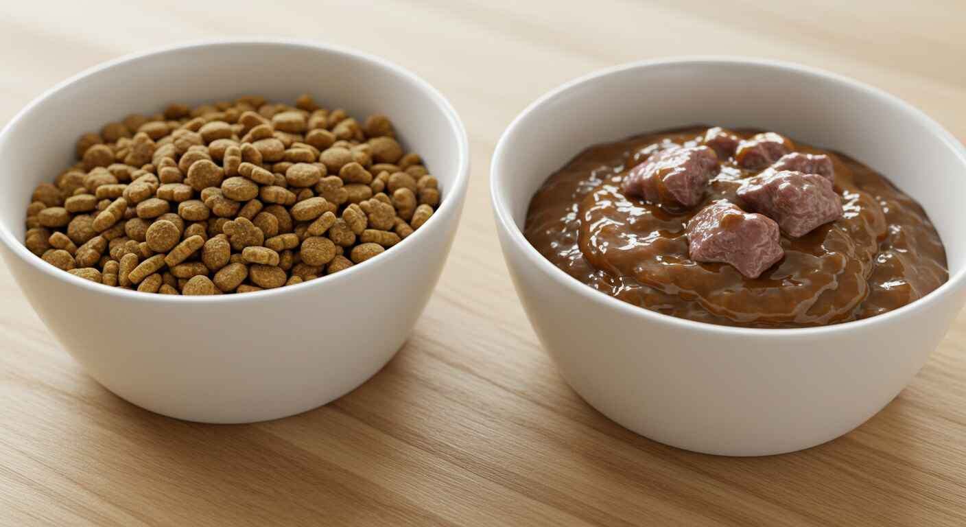 Wet food vs dry food portions – how much should you feed your cat daily