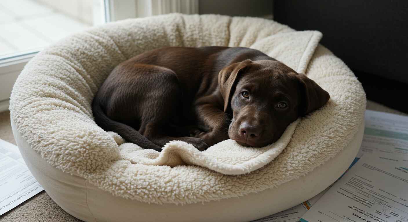 Beagle puppy with insurance documents – best age for puppy insurance
