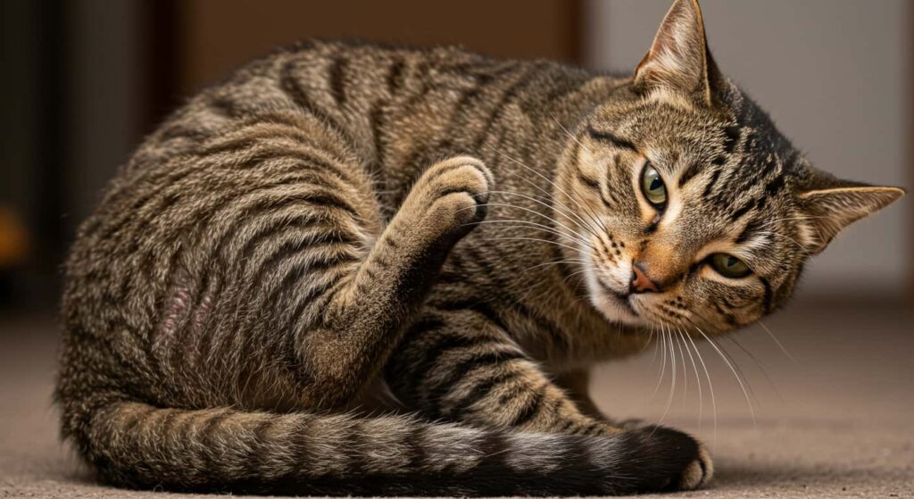 common skin problems in tabby cats