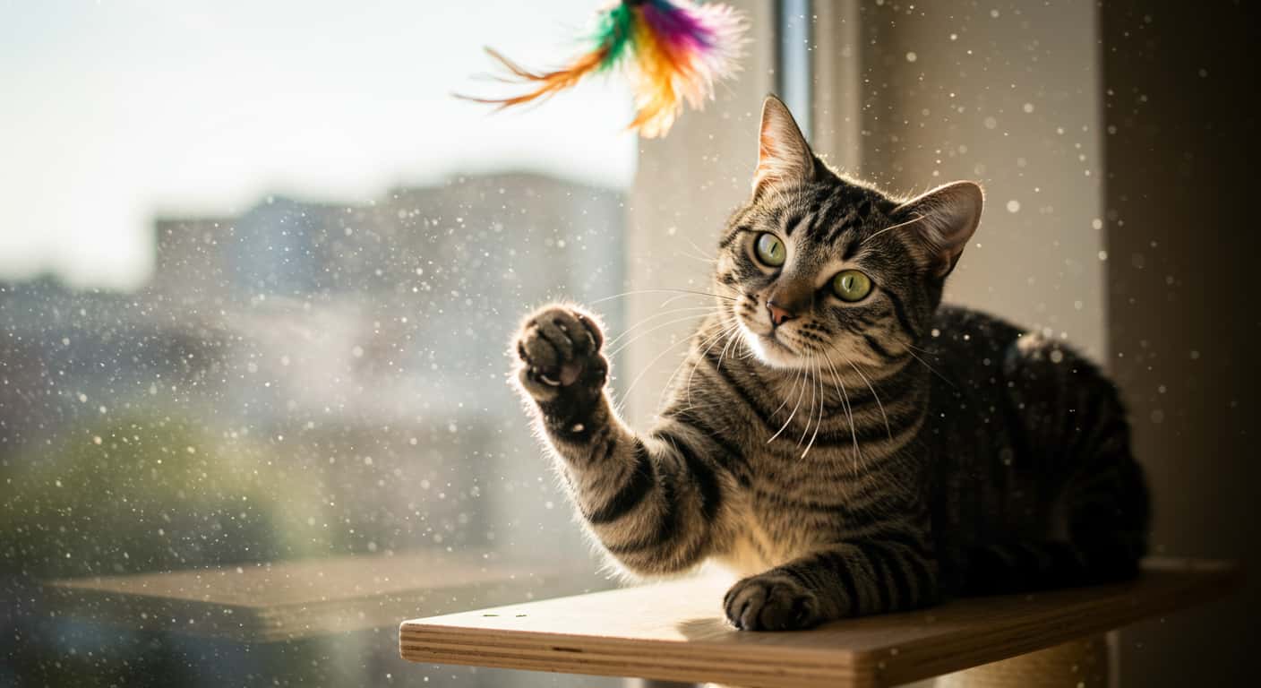 Prevent cat behavior issues with daily play