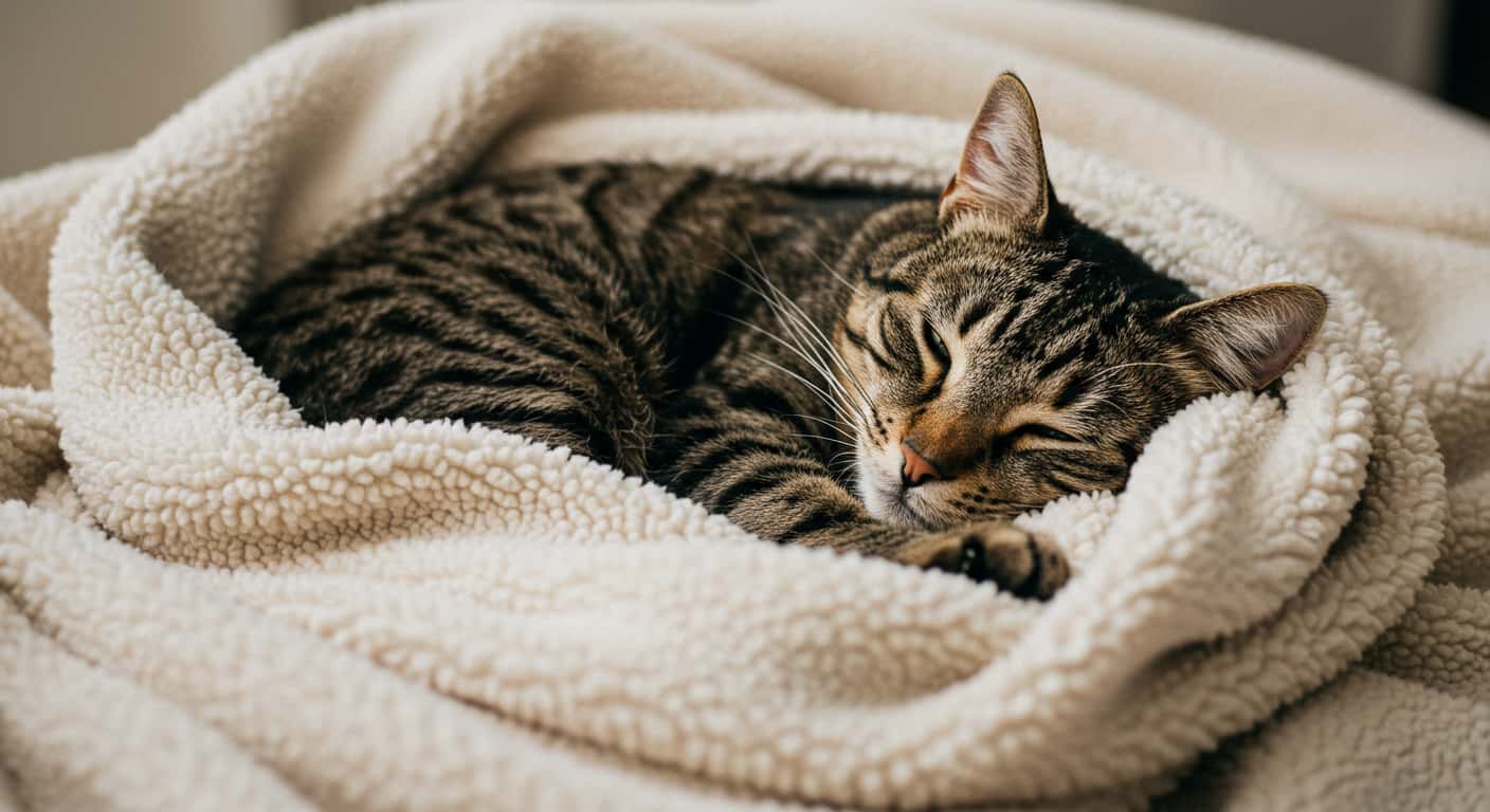 Older cats with tabby cat behavior problems may act withdrawn or vocalize at night