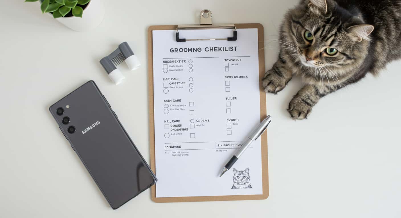 weekly tabby cat grooming checklist