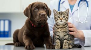 vaccination schedule for puppies and kittens at the vet clinic